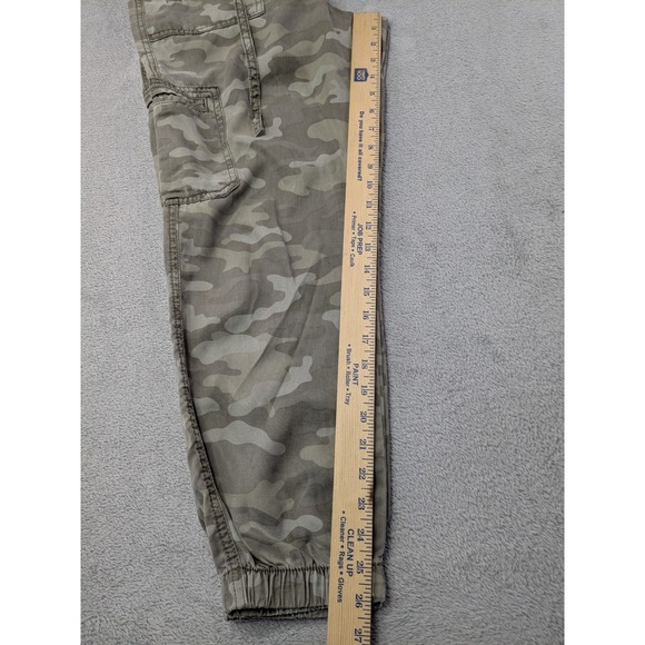 American Eagle Outfitters Camo Cargo Jogger Pants Women's Medium Lyocell Grunge - Picture 7 of 12